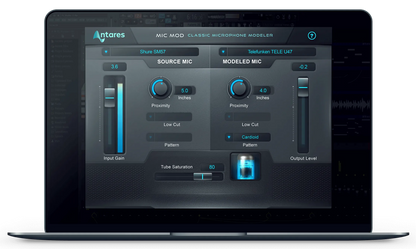 Antares Virtual Processors Antares Mic Mod EFX Microphone Modeling