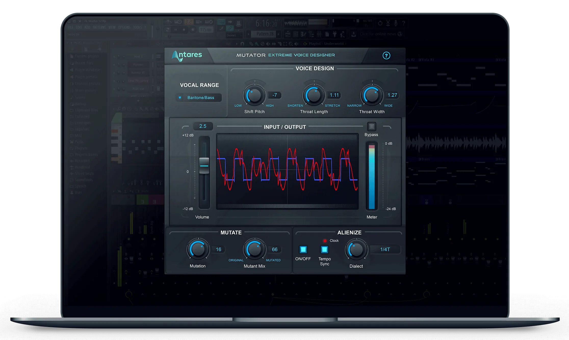 Antares Virtual Processors Antares Mutator Vocal Effects Plug-in