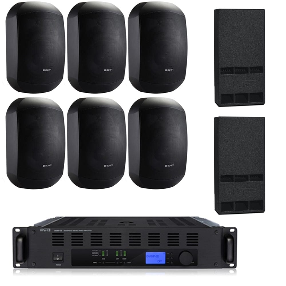 Apart wall mount best sale speakers