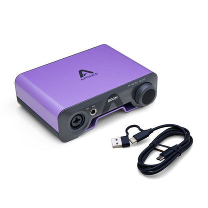 apogee audio interfaces apogee boom 2×2 usb-c audio interface