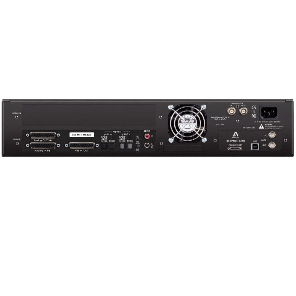 apogee audio interfaces apogee sym2-8x8s2-pthd audio interface
