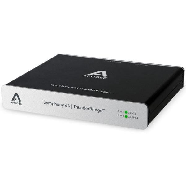 apogee audio interfaces apogee sym64-tb thunderbridge audio interface - thunderbolt for symphony i/o, 64 channel