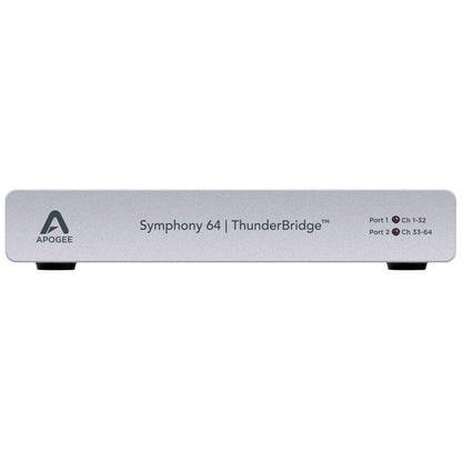 apogee audio interfaces apogee sym64-tb thunderbridge audio interface - thunderbolt for symphony i/o, 64 channel