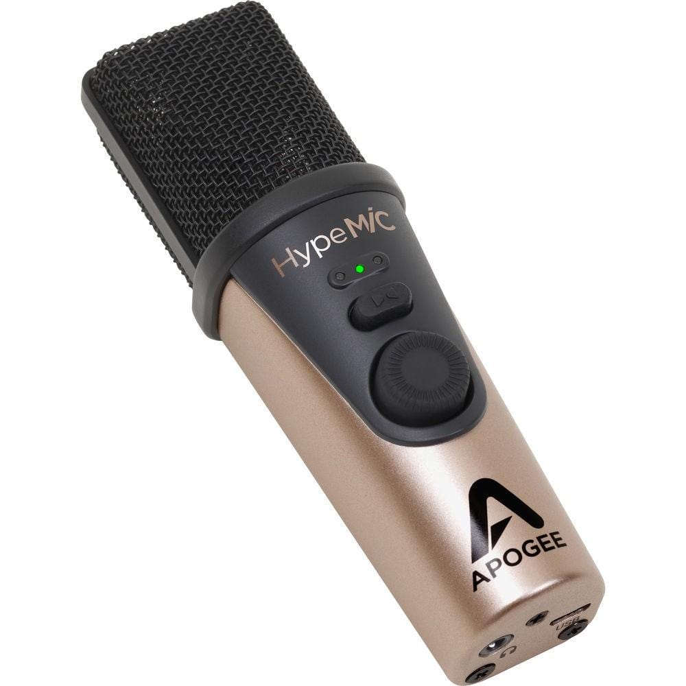 apogee condenser microphones apogee hypemic usb cardioid condenser microphone with built-in analog compressor