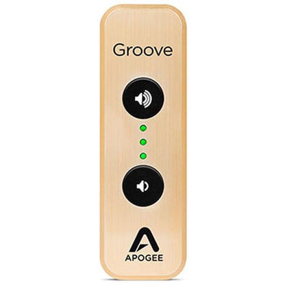 Apogee Headphone Amplifiers Gold Apogee Groove LE Portable USB DAC and Headphone Amplifier for Mac and PC - 30th Anniversary Edition