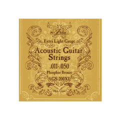 Aria Acoustic Guitar Strings Extra Light Gauge - 11-50 Aria AGS-200 Phosphor Bronze Acoustic Guitar String