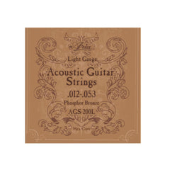 Aria Acoustic Guitar Strings Light Gauge - 12-53 Aria AGS-200 Phosphor Bronze Acoustic Guitar String