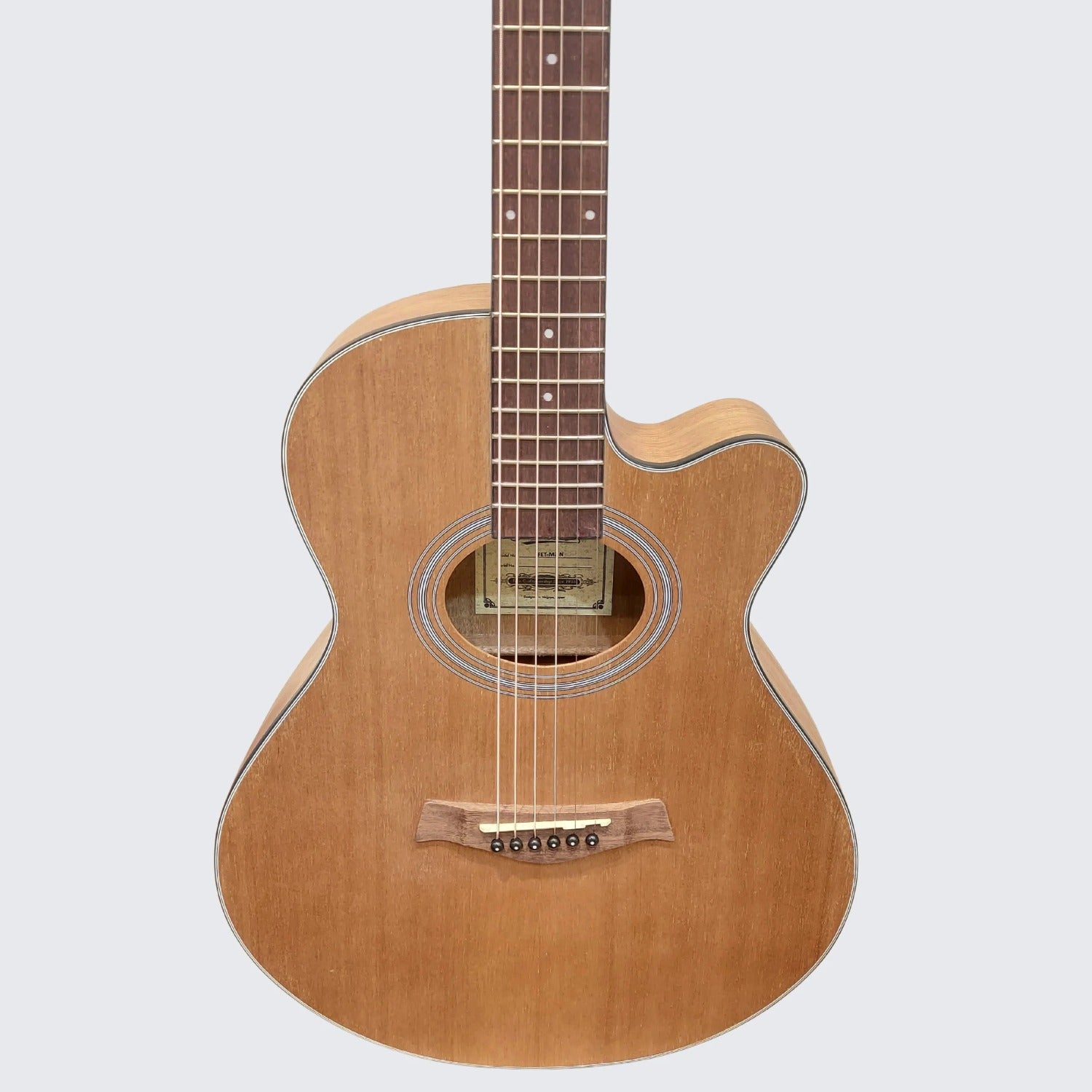 Aria Acoustic Guitars Aria FET M2 Meranti Thin-Body Cutaway Acoustic Guitar