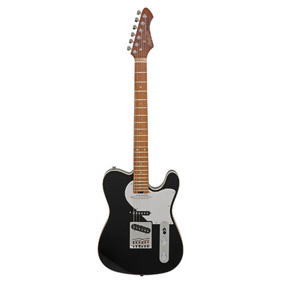 Aria Electric Guitars Black Aria 615-GTR Pro II 6 String Electric Guitar