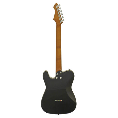 Aria Electric Guitars Black Aria 615-GTR Pro II 6 String Electric Guitar