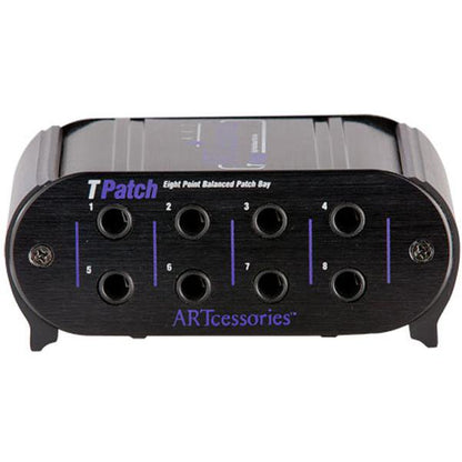 art accessories art tpatch eight point balanced patch bay