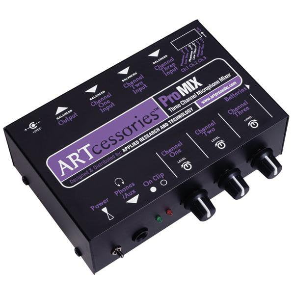 art analog mixers art promix three channel microphone mono analog mixer