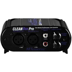 ART D I Boxes ART CleanBox Pro Dual Channel Level Converter D I Box