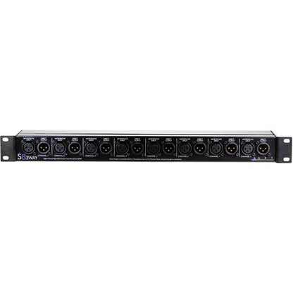 art microphone accessories art s8-3 way 8-channel 3-way microphone splitter