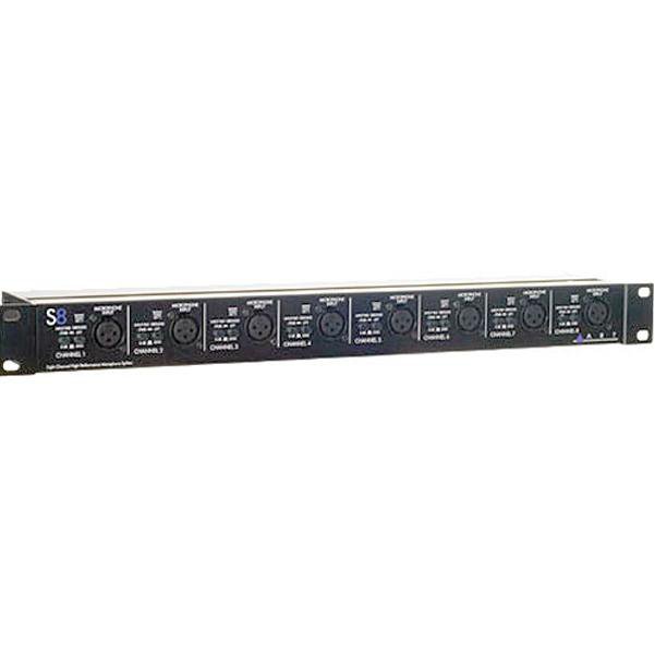 art microphone accessories art s8 8-channel balanced microphone splitter