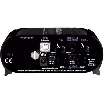 ART Pre Amps ART USB Dual Pre Two Channel USB Preamplifier