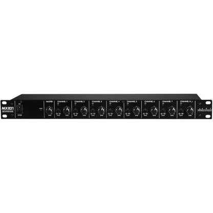ART Rack Mounted Effects ART MX821 8 Channel Mic-Line Mixer with Tone
