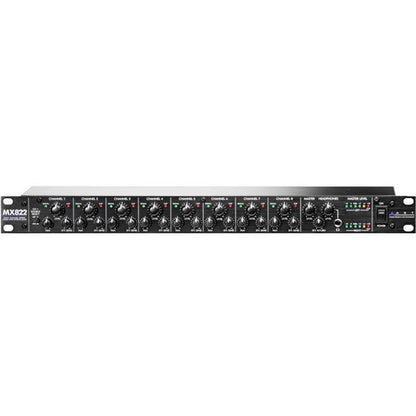 art rack mounted effects art mx822 8-channel stereo mixer with effects loop