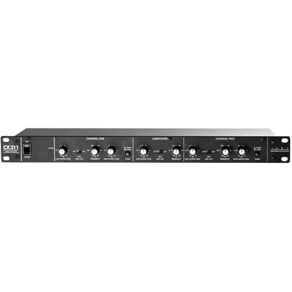 art signal processors art cx311 2way crossover with subwoofer out