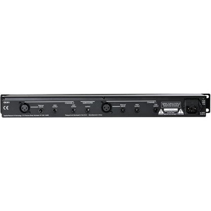 art signal processors art cx311 2way crossover with subwoofer out