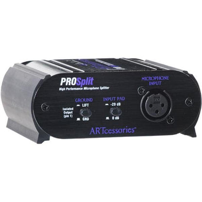 art signal processors art pro split transformer isolated microphone splitter signal processing