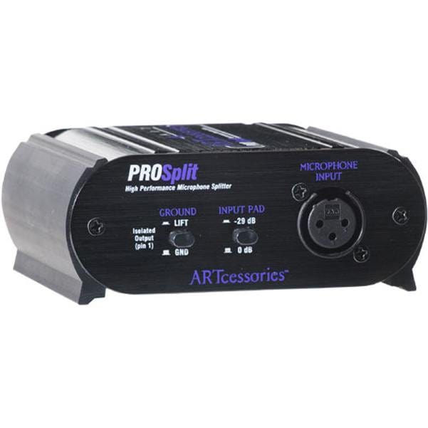 art signal processors art pro split transformer isolated microphone splitter signal processing