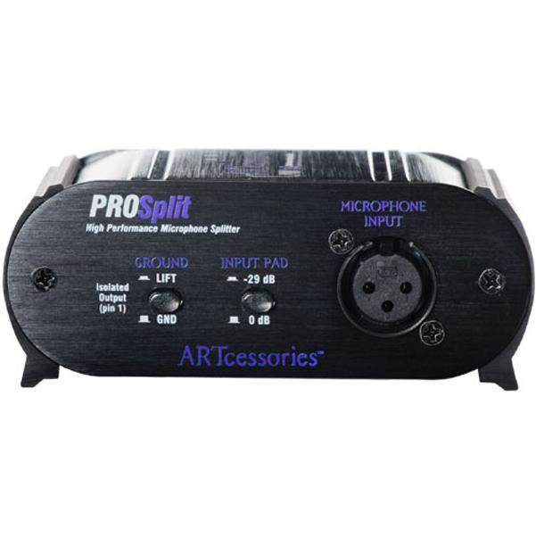 art signal processors art pro split transformer isolated microphone splitter signal processing