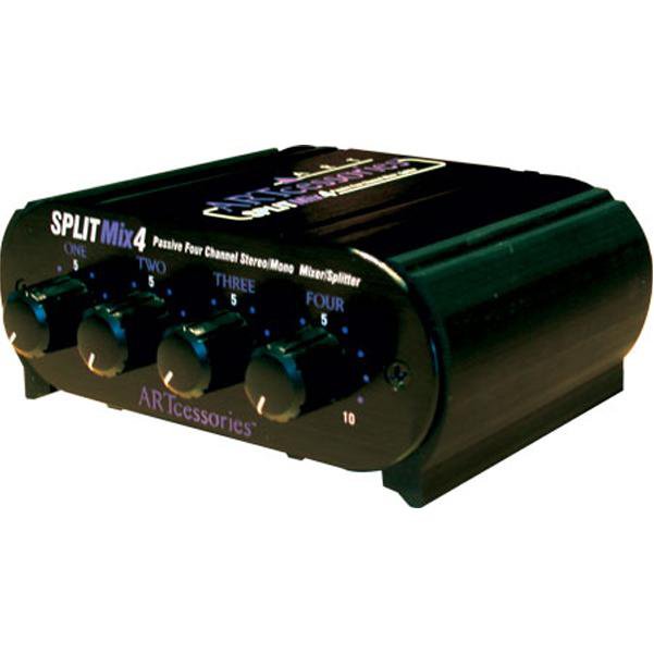 art signal processors art splitmix4 4-channel passive splitter-mixer signal processing
