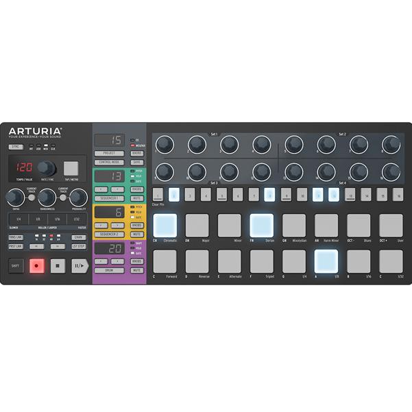Arturia Midi Controllers Black Arturia BeatStep Pro Midi Interface