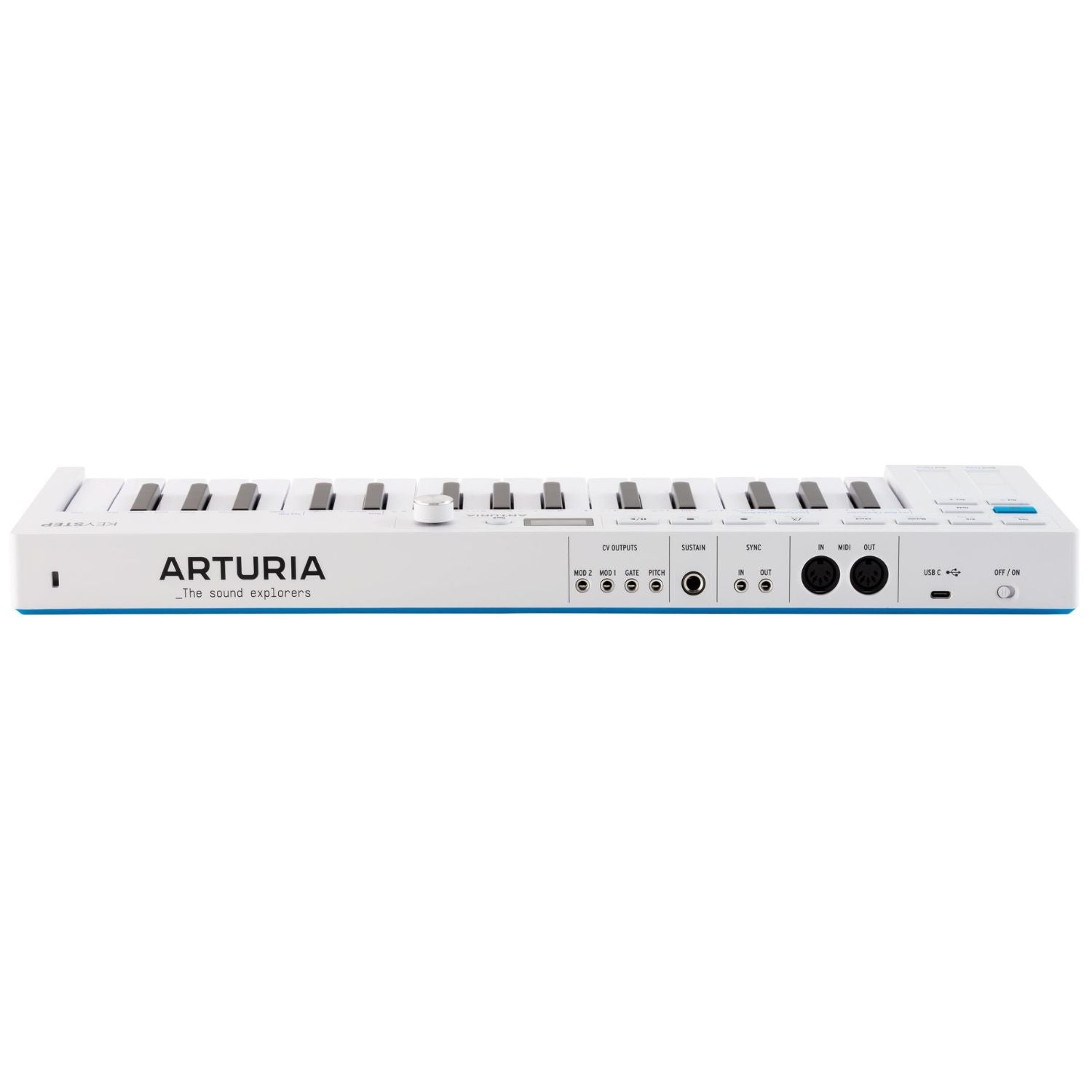Arturia Midi Controllers White Arturia KeyStep Mk2 Controller & Sequencer 