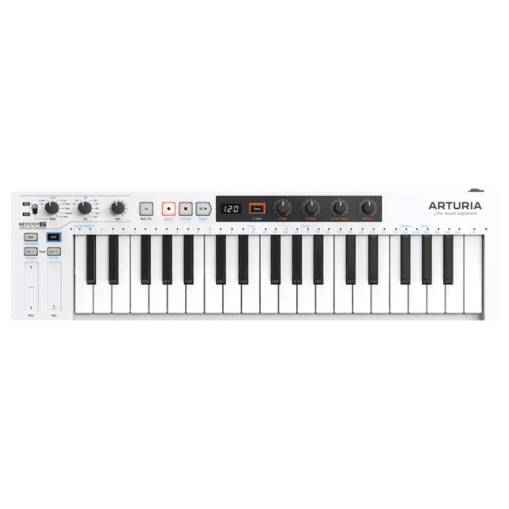 arturia midi keyboards arturia keystep 37 key keyboard controller & sequencer