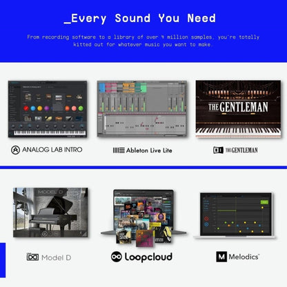 arturia midi keyboards arturia minilab 3 25-note velocity sensitive slim midi keyboard 