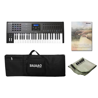 Arturia Midi Keyboards Black Arturia Keylab 49 MKII Midi Keyboard Controller With Gigbag, Polishing Cloth& Ebook