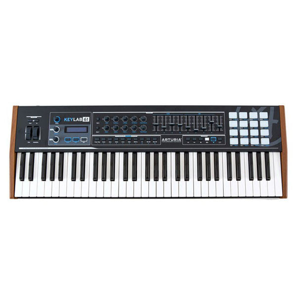 arturia midi keyboards black arturia keylab 61 midi keyboard controller 