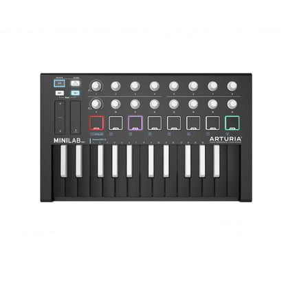 arturia midi keyboards inverted / mkii arturia minilab 3 25-note velocity sensitive slim midi keyboard 