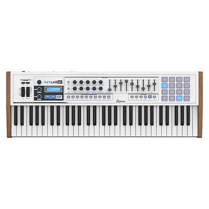 arturia midi keyboards white arturia keylab 61 midi keyboard controller 