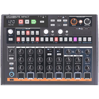 arturia synthesizers arturia drumbrute impact analog drum synthesizer