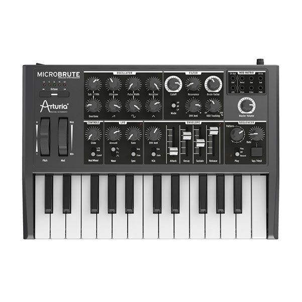 arturia synthesizers arturia microbrute analog synthesizer