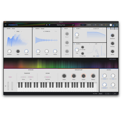 Arturia Virtual Instruments Arturia Pigments 6 Polychrome Software Synthesizer – Professional Audio Software & Plugin