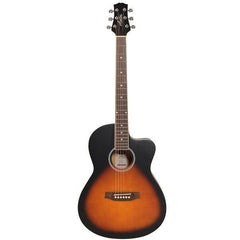 Ashton Acoustic Guitar Bundles Ashton D10C 39-inch Cutaway Acoustic Guitar with Gigbag, Picks, Strap, Cloth & Ebook