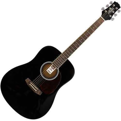 ashton acoustic guitars ashton d20bk dreadnought acoustic guitar