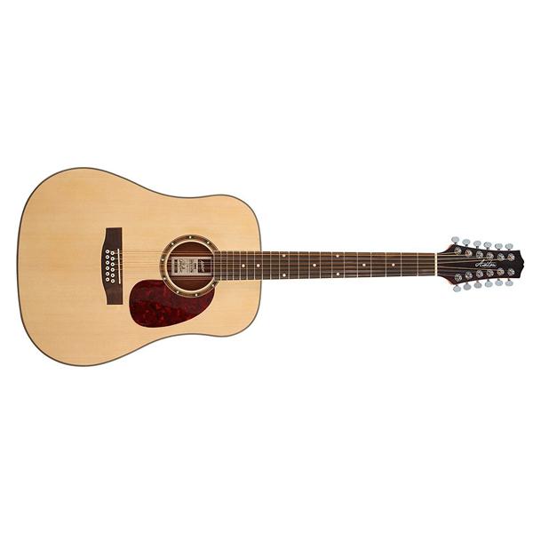 Ashton Acoustic Guitars Ashton D25/12 12-String Dreadnought Acoustic Guitar - Natural Matte