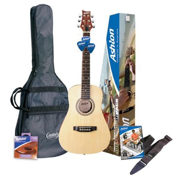 ashton acoustic guitars ashton joeycoustic 3/4 size acoustic guitar starter pack