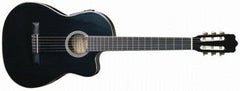 Ashton Classical Guitars Black Ashton CG44CEQ Classical Guitar