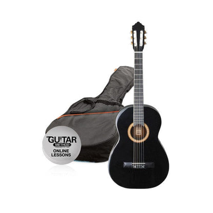Ashton Classical Guitars Black Ashton SPCG44 Classical Guitar