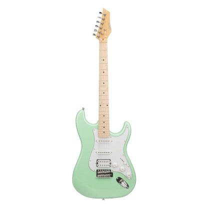 Ashton Electric Guitars Seafoam Ashton AG232MSF 6 String Electric Guitar with Gig Bag, Strap, and Online Lessons -  Seafoam