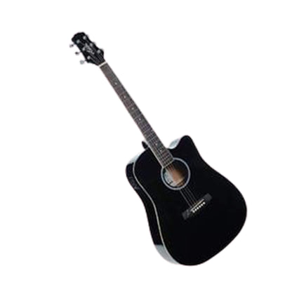 ashton electro acoustic guitars ashton d20ceq dreadnought 41-inch cutaway electro-acoustic guitar    