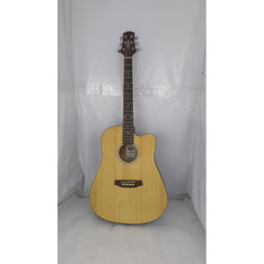Ashton Electro Acoustic Guitars Ashton D20CEQ Dreadnought 41-Inch Cutaway Electro-Acoustic Guitar - Open Box B Stock