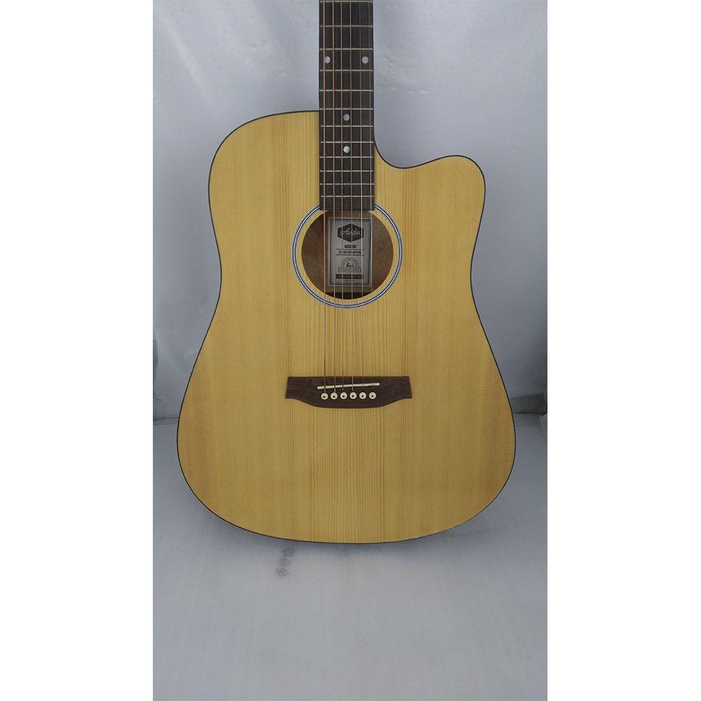 ashton electro acoustic guitars ashton d20ceq dreadnought 41-inch cutaway electro-acoustic guitar - open box b stock
