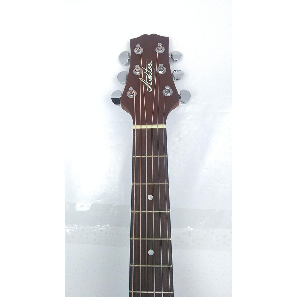 ashton electro acoustic guitars ashton d20ceq dreadnought 41-inch cutaway electro-acoustic guitar - open box b stock